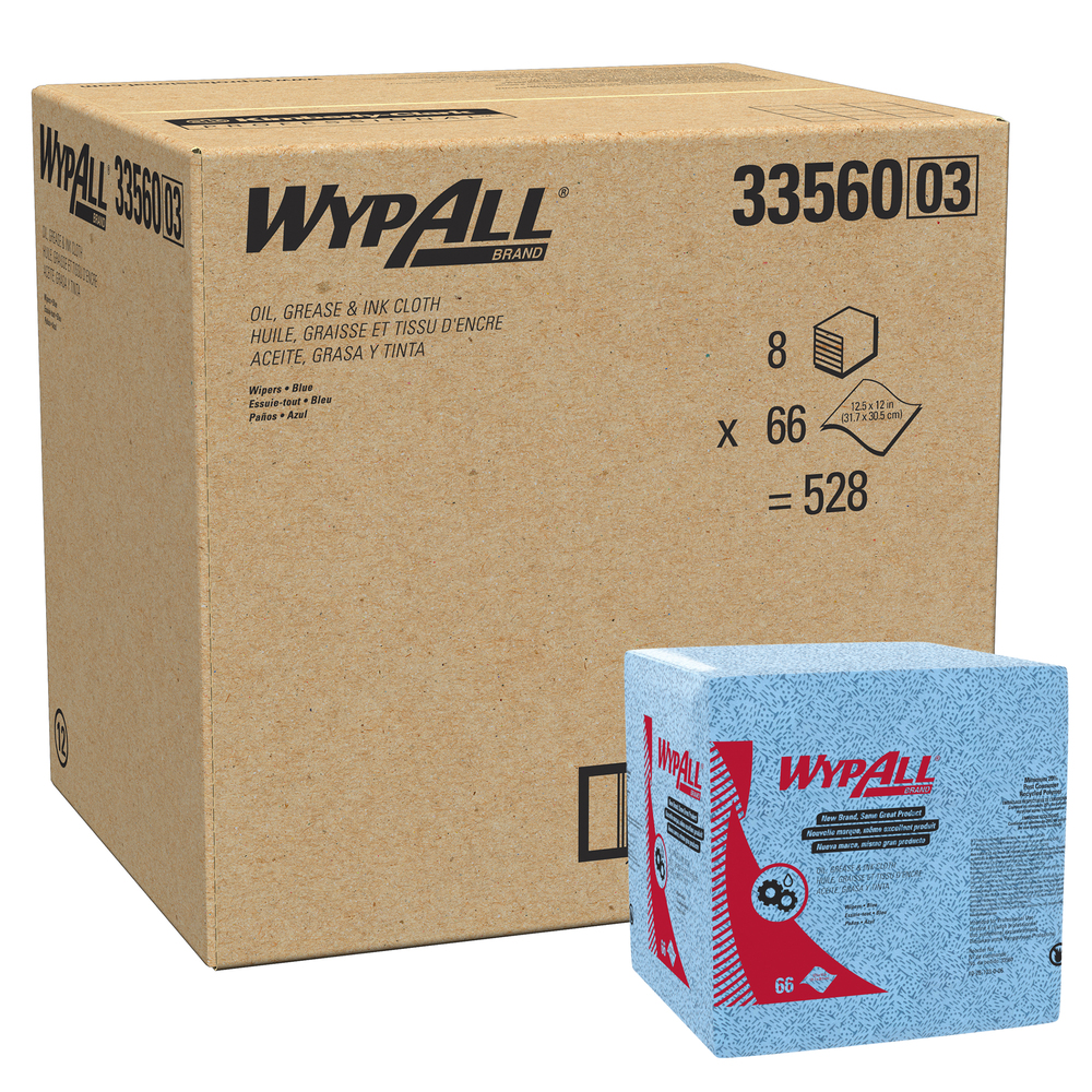 WypAll® Oil, Grease & Ink Cloths - 33560