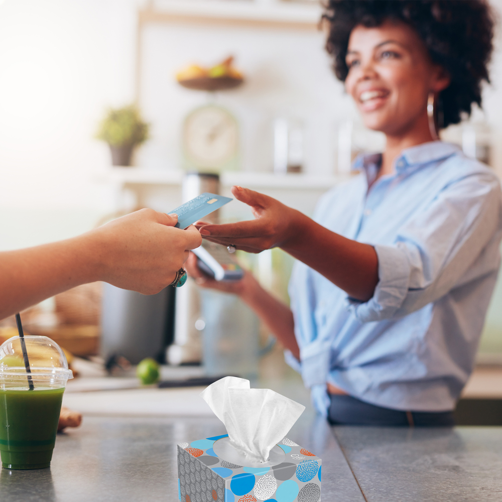 Kleenex® Professional Anti-Viral Facial Tissue Cube for Business (21286), White, 3 Boxes / Bundle, 4 Bundles / Case, 12 Boxes / Case - 21286